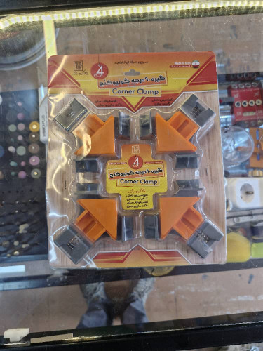 گیره چ۴ کنج پلاستیکی